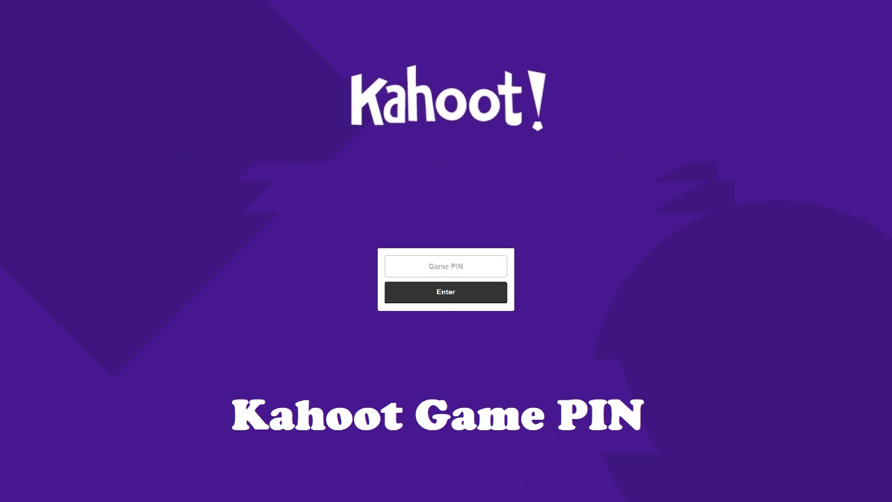 Kahoot Game PIN